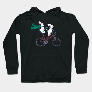 biking bunnies Hoodie